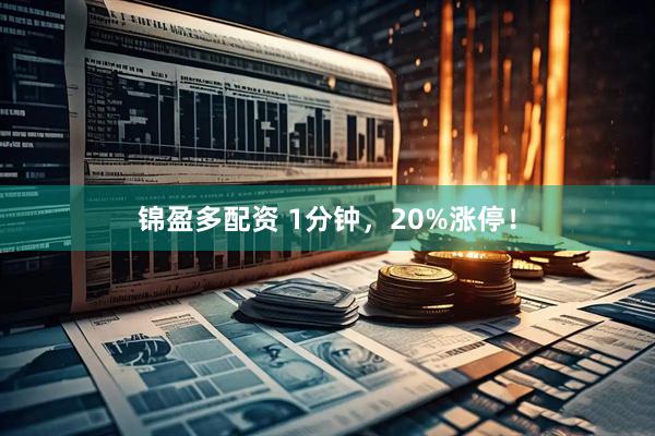 锦盈多配资 1分钟，20%涨停！