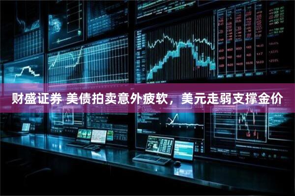 财盛证券 美债拍卖意外疲软，美元走弱支撑金价